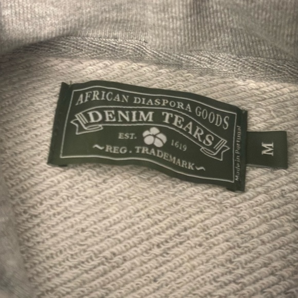 Denim Tears Hoodie Grey M - Picture 2 of 3